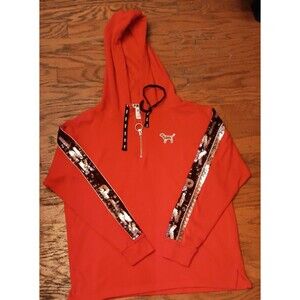 Red and black, Pink hoodie